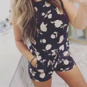 NWT Levi’s Silk Floral Romper NWT | Rare HQ Sample | Size Small